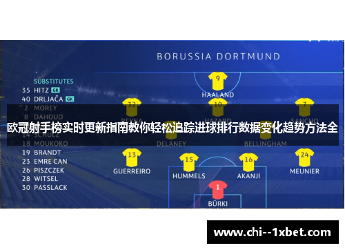 欧冠射手榜实时更新指南教你轻松追踪进球排行数据变化趋势方法全